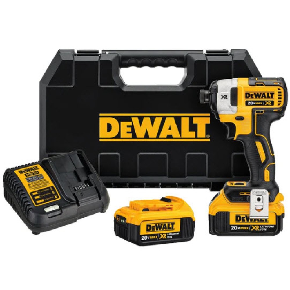 DeWalt DCF887M2 20V MAX XR 3 Speed 1 4 Impact Driver Kit